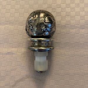 Neiman Marcus 2001 silver-plated wine bottle stopper Out of this World Universe